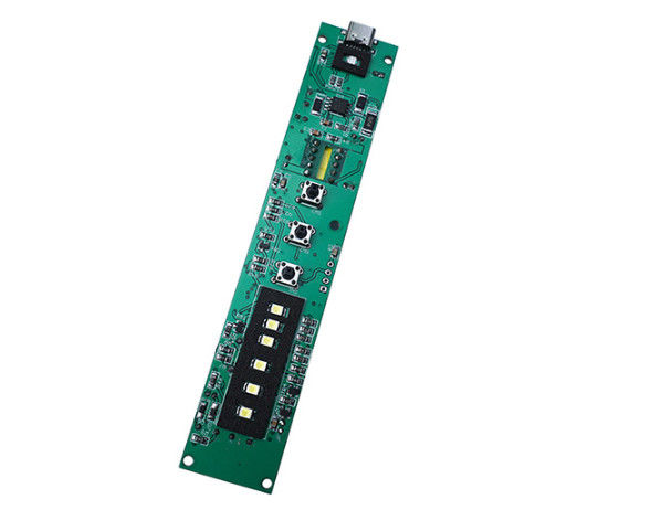 FR-4 однослойный PCB сборка изготовления для RF красоты с USB-коннектором