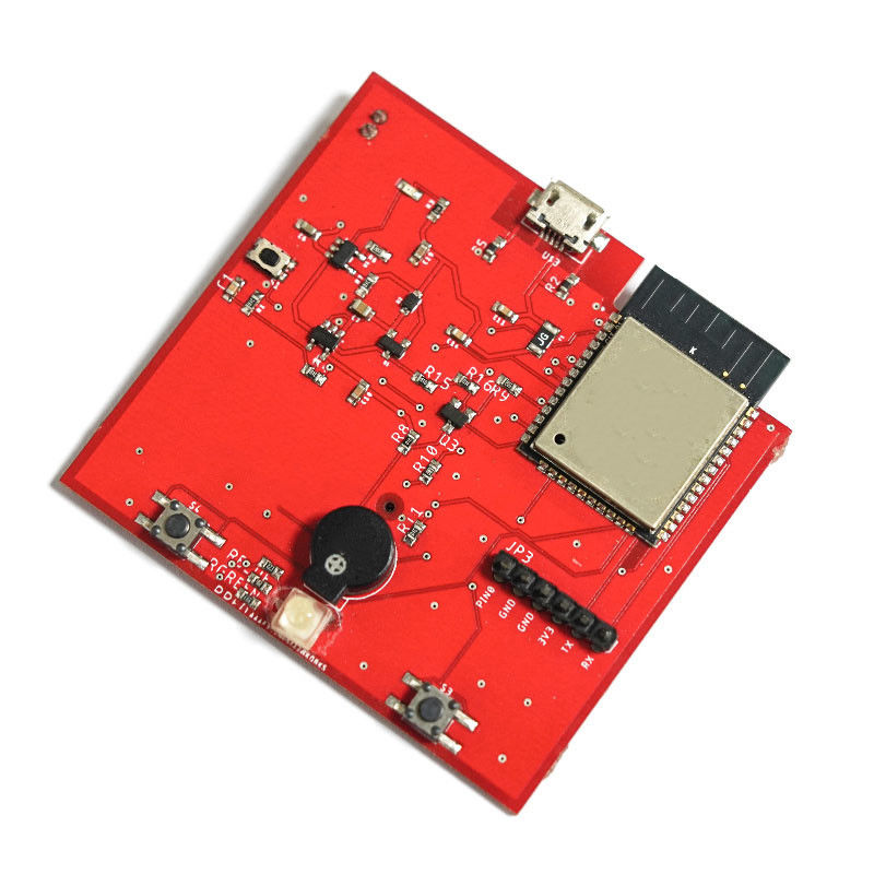 UL Certified Double Layer Red FR-4 Printed Circuit Board PCBA для производства электроники